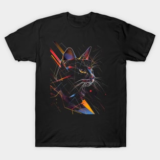 Mid Century Modern CAT Retro Fabrics T-Shirt